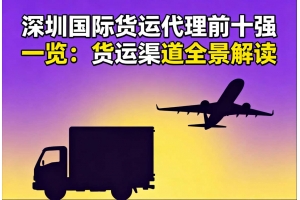 深圳國際貨運代理前十強一覽：貨運渠道全景解讀