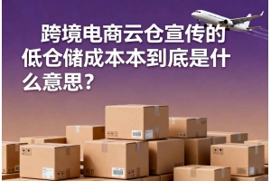 跨境電商云倉宣傳的低倉儲成本到底是什么意思？