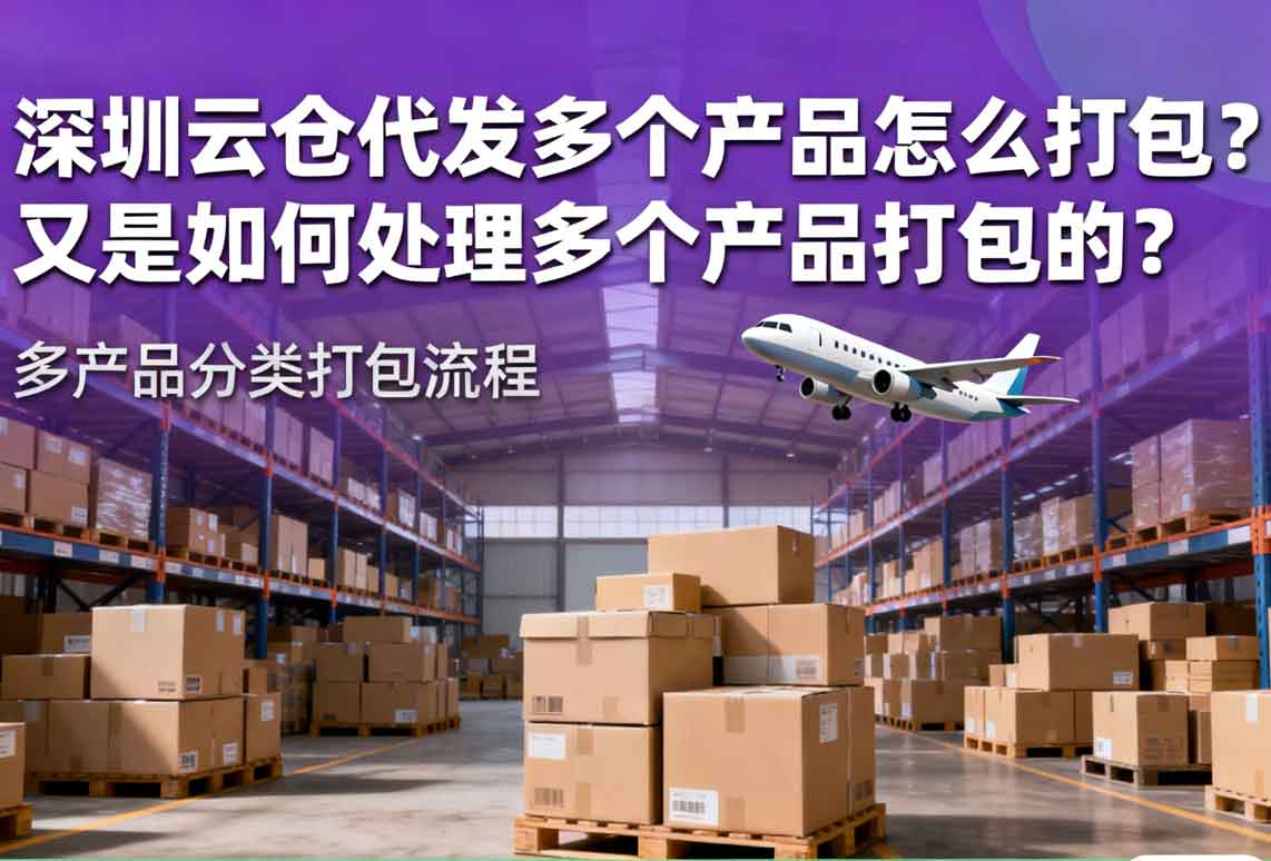 深圳云倉代發多個產品怎么打包？又是如何處理多個產品打包的？