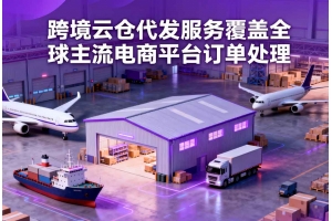 跨境云倉代發服務覆蓋全球主流電商平臺訂單處理