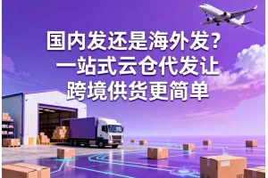 國內發還是海外發？一站式云倉代發讓跨境供貨更簡單