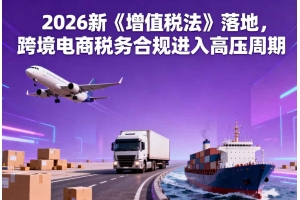 2026新《增值稅法》落地，跨境電商稅務合規進入高壓周期