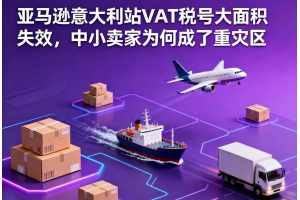 亞馬遜意大利站VAT稅號大面積失效，中小賣家為何成了重災區