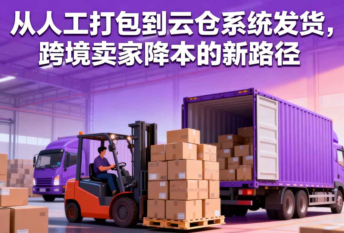 從人工打包到云倉系統發貨，跨境賣家降本的新路徑