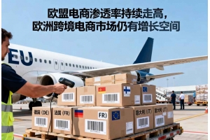 歐盟電商滲透率持續走高，歐洲跨境電商市場仍有增長空間