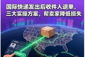 國際快遞發出后收件人退單，三大實操方案，幫賣家降低損失