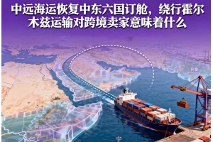 中遠海運恢復中東六國訂艙，繞行霍爾木茲運輸對跨境賣家意味著什么