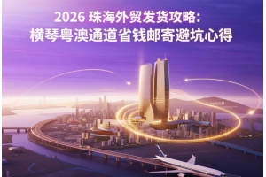 2026 珠海外貿發貨攻略：橫琴粵澳通道省錢郵寄避坑心得