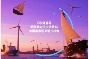 關稅降至零，英國風電供應鏈重構，中國賣家迎來增長機會