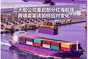 三大船公司重啟部分紅海航線，跨境賣家該如何應對變化