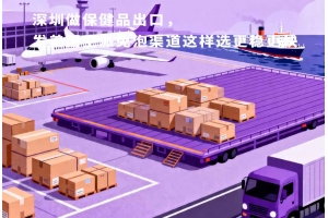 深圳做保健品出口，發美國空派免泡渠道這樣選更穩更快