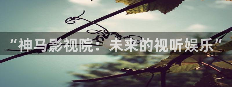 麻豆國產視頻在線觀看：“神馬影視院：未來的視聽娛樂”